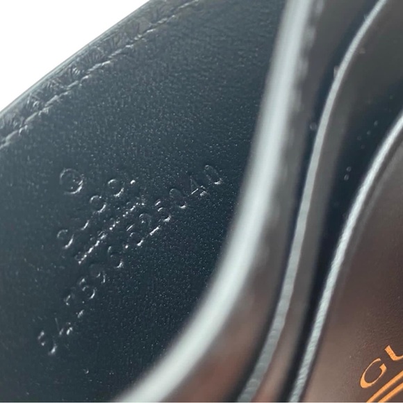 Leather graphic print card holder Gucci - Picture 9 of 9